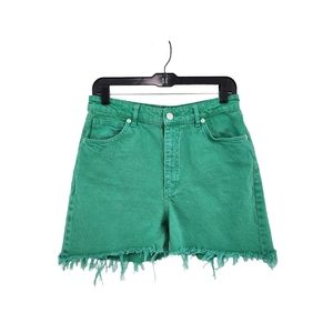 Zara Women's Raw Hem Jean Shorts - 8
